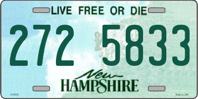 NH license plate 2725833