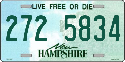 NH license plate 2725834