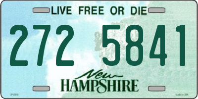 NH license plate 2725841