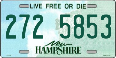 NH license plate 2725853