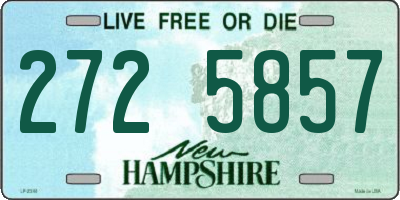 NH license plate 2725857