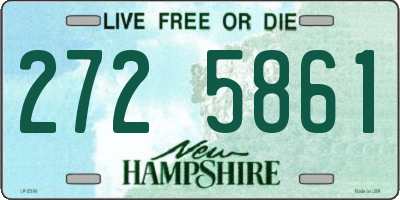 NH license plate 2725861