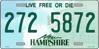 NH license plate 2725872
