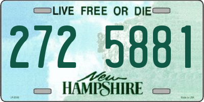 NH license plate 2725881