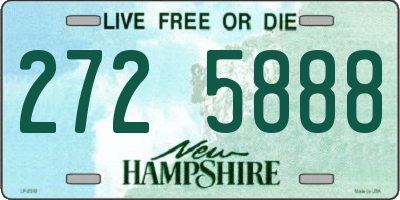 NH license plate 2725888