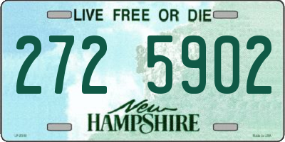 NH license plate 2725902