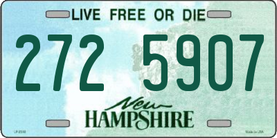 NH license plate 2725907