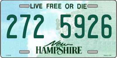NH license plate 2725926