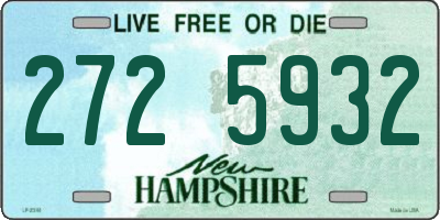 NH license plate 2725932
