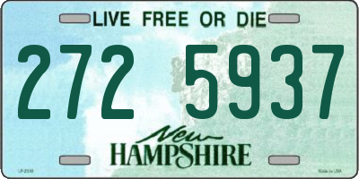 NH license plate 2725937