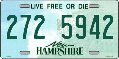 NH license plate 2725942
