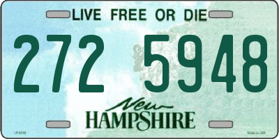 NH license plate 2725948