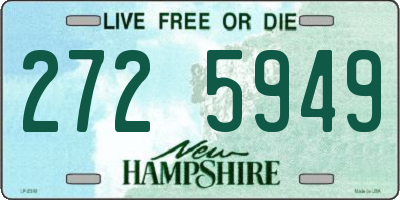NH license plate 2725949