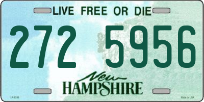 NH license plate 2725956