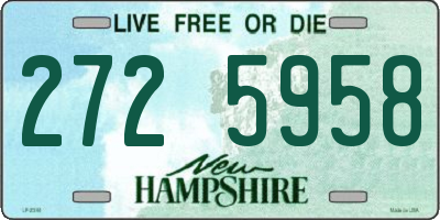 NH license plate 2725958