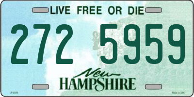 NH license plate 2725959