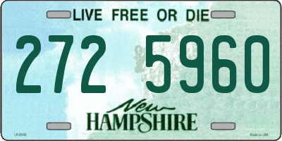 NH license plate 2725960