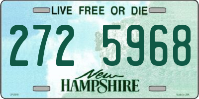 NH license plate 2725968