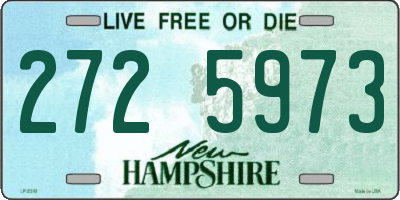 NH license plate 2725973