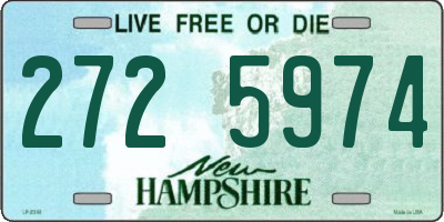 NH license plate 2725974