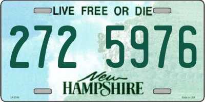 NH license plate 2725976