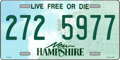 NH license plate 2725977