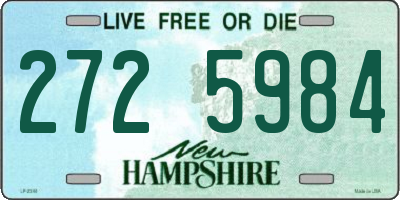 NH license plate 2725984