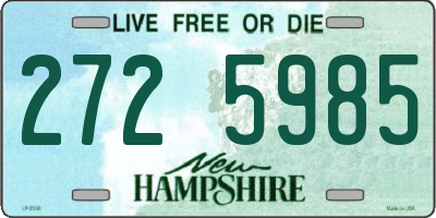 NH license plate 2725985