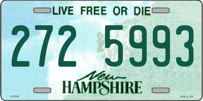 NH license plate 2725993