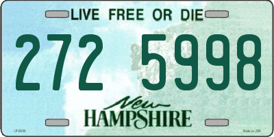 NH license plate 2725998