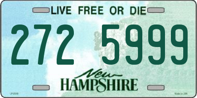 NH license plate 2725999