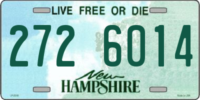 NH license plate 2726014