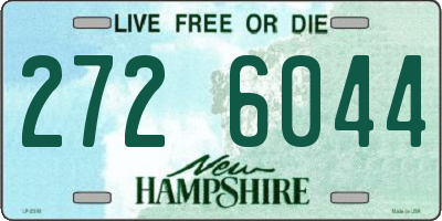 NH license plate 2726044