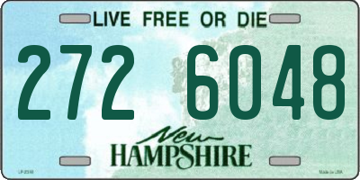NH license plate 2726048