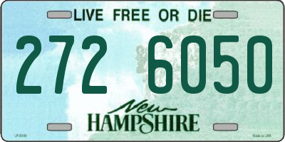 NH license plate 2726050
