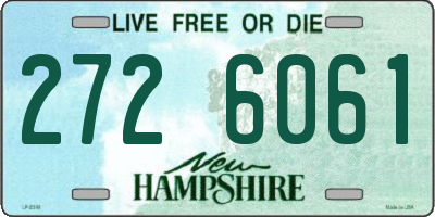 NH license plate 2726061