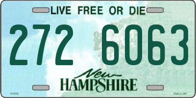 NH license plate 2726063