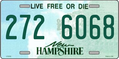 NH license plate 2726068