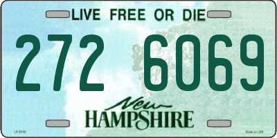 NH license plate 2726069