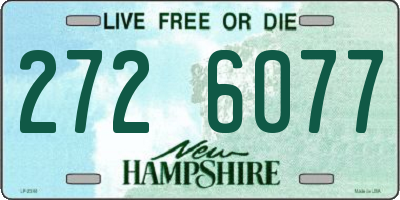 NH license plate 2726077