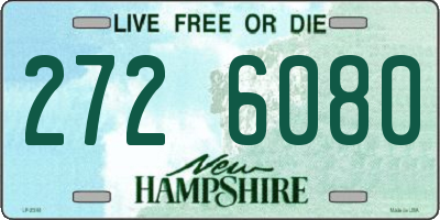 NH license plate 2726080