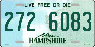 NH license plate 2726083