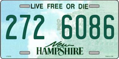 NH license plate 2726086
