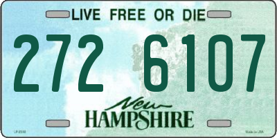NH license plate 2726107