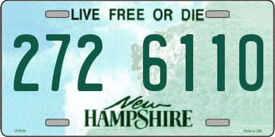 NH license plate 2726110