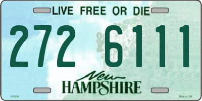 NH license plate 2726111
