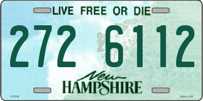 NH license plate 2726112