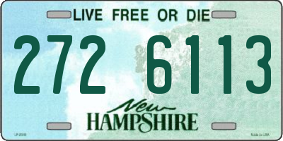 NH license plate 2726113