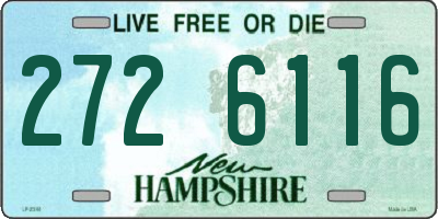 NH license plate 2726116