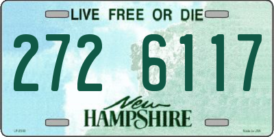 NH license plate 2726117